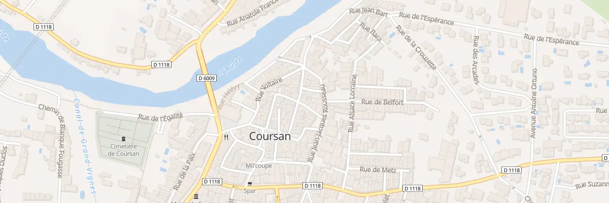 Plan du 29B Rue Rouget de L’Isle à Coursan
