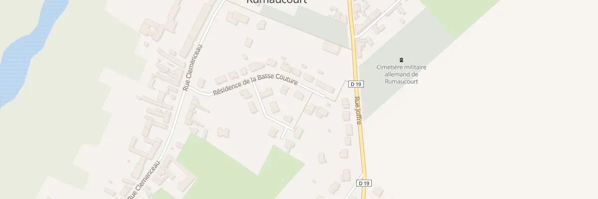 Plan du 13 Res de la Basse Couture à Rumaucourt