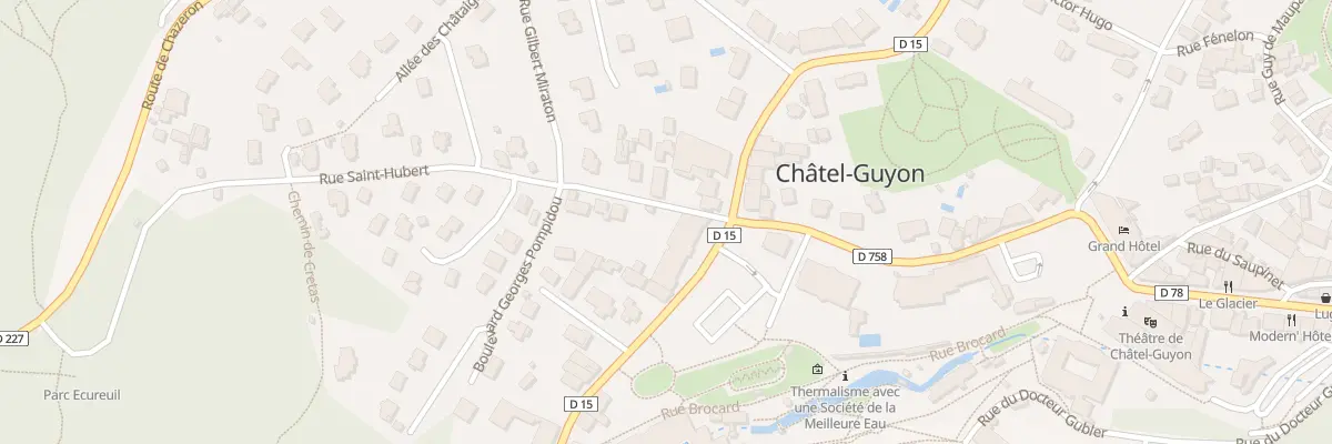 Plan du 2 Av de Brocqueville à Châtel-Guyon