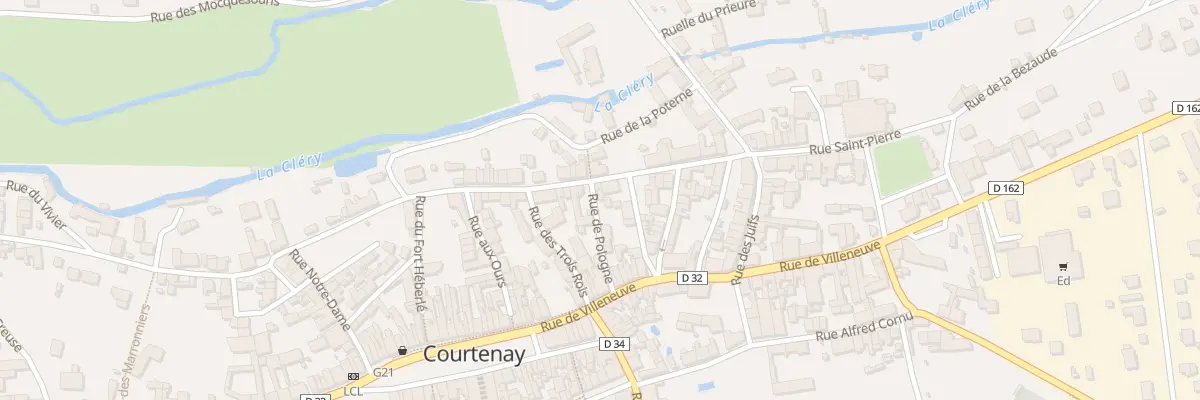 Plan du 14 Rue de Pologne à Courtenay