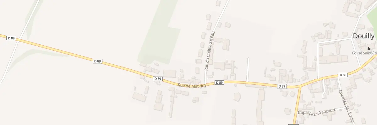 Plan du 3 Rue du Château d’Eau à Douilly