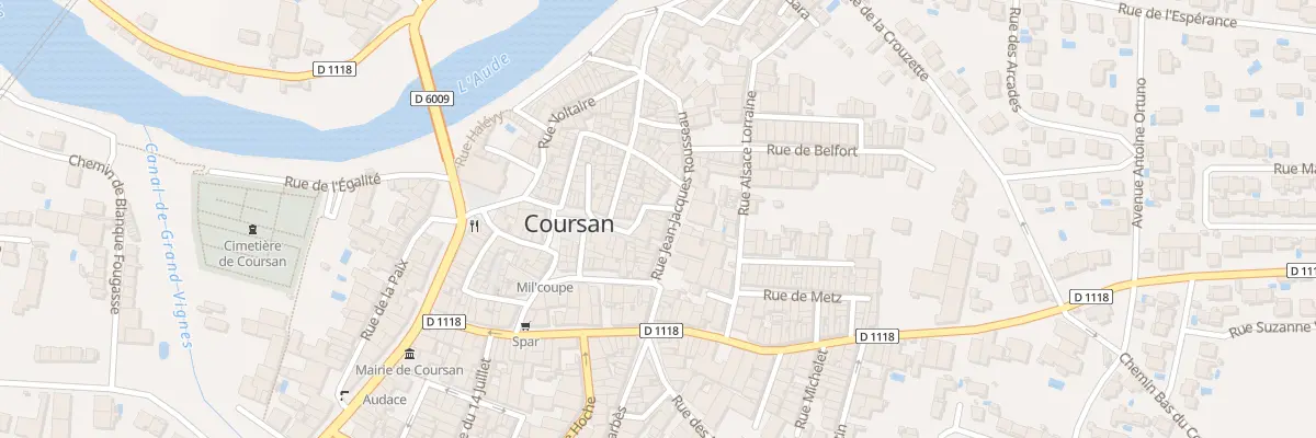 Plan du 26B Rue J-jacques Rousseau à Coursan