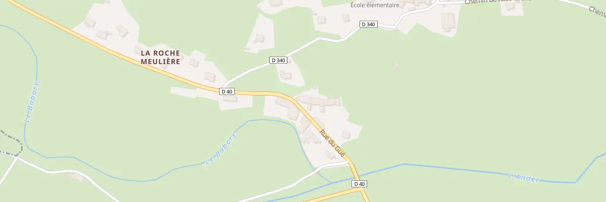 Plan du 14 Rue du Gué à Andelat