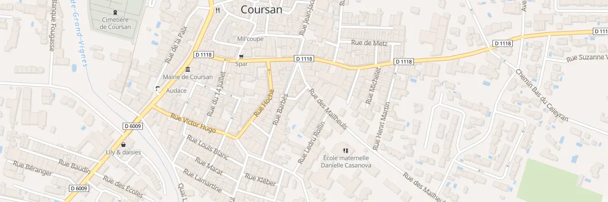 Plan du 8 Rue des Mailheuls à Coursan