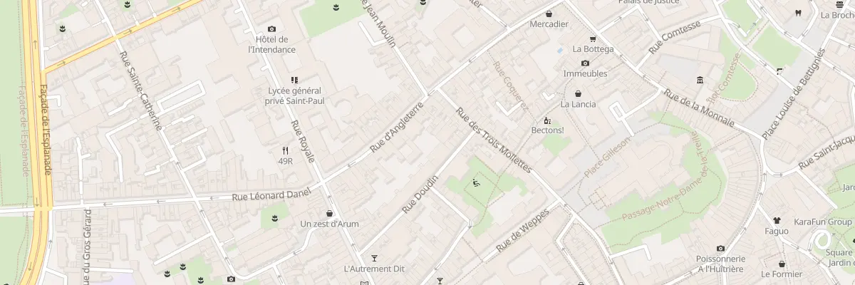 Plan du 63 Rue d’Angleterre à Lille