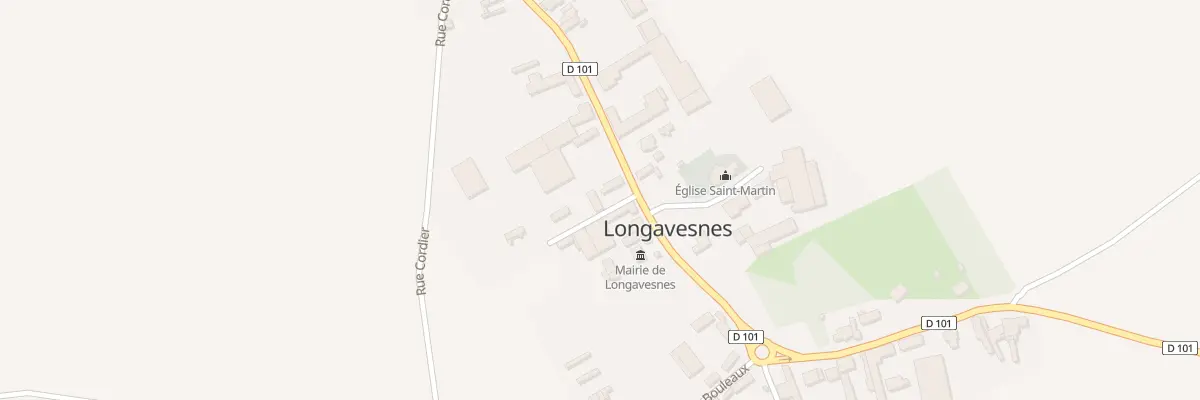 Plan du 19 Rue Principale à Longavesnes