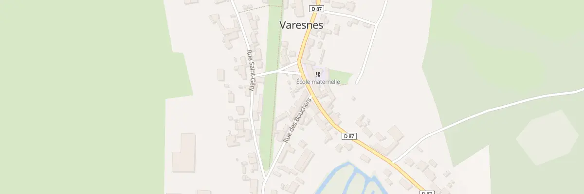 Plan du 20 Rue des Bouchers à Varesnes