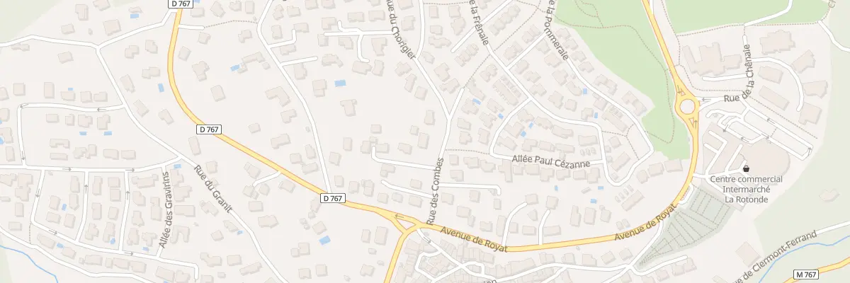 Plan du 9 Rue des Combes Boissejour à Ceyrat