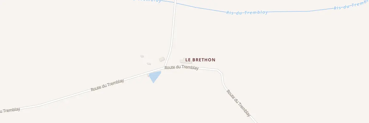 Plan du 5198 Le Brethon à Deux-Chaises