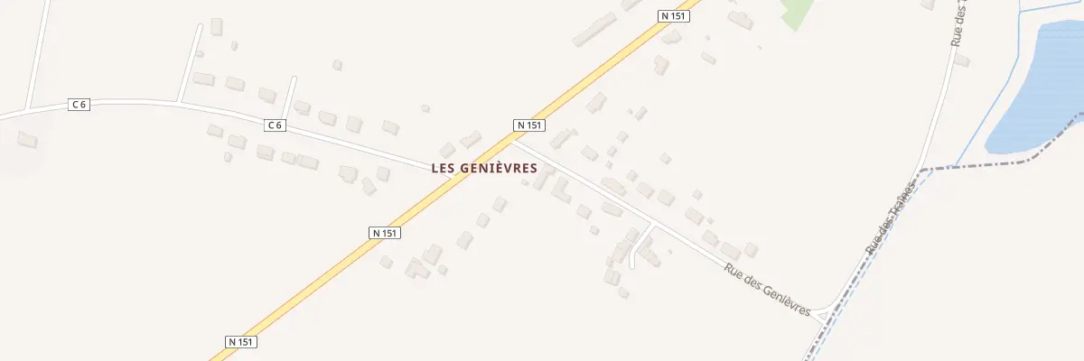 Plan du 7 Rue des Genièvres à Varennes-lès-Narcy