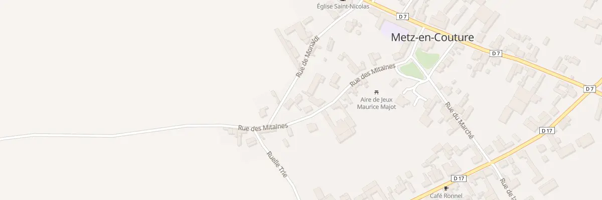 Plan du 8 Rue de Mitaines à Metz-en-Couture
