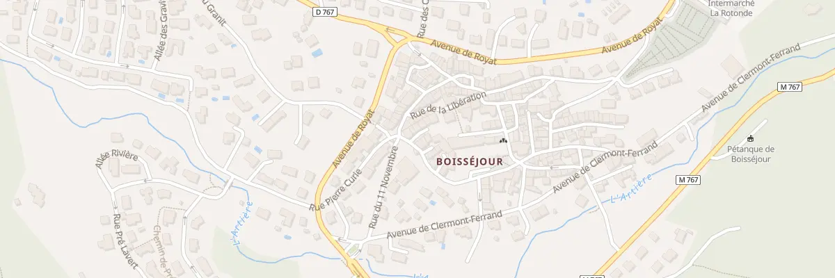 Plan du 24 Rue N Perret Boissejour à Ceyrat