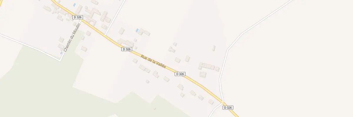 Plan du 10 Rue de la Vallèe à Villethierry