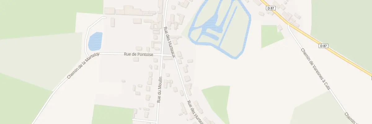 Plan du 89 Rue des Hurteaux à Varesnes