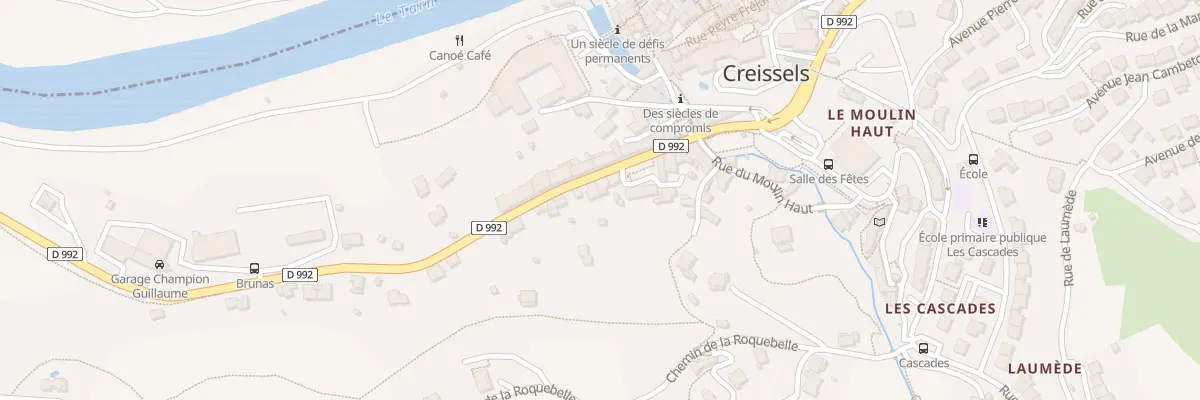 Plan du 15 Avenue des Comtes d’Armagn à Creissels