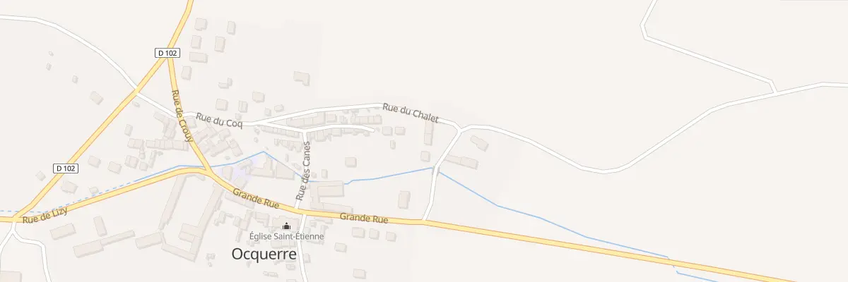 Plan du 1T Rue du Chalet à Ocquerre
