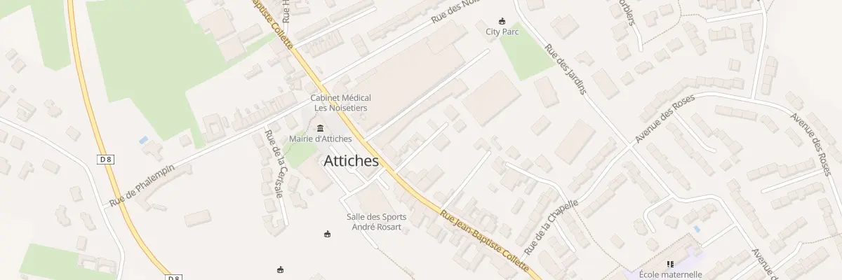 Plan du 482 Rue Jean-baptiste Collette à Attiches