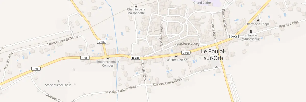 Plan du 9 Rue Le Petit Caladou au Poujol-sur-Orb