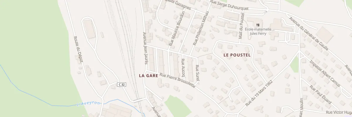 Plan du 29 Rue Emile Pereire à Sévérac d’Aveyron