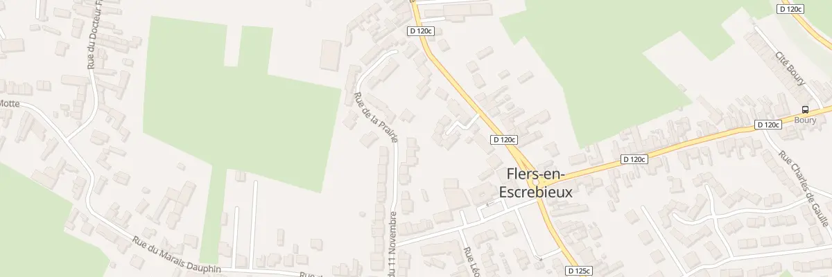 Plan du 10 Rue de la Prairie à Flers-en-Escrebieux