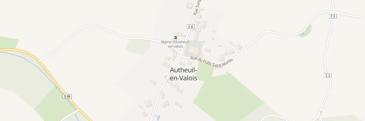 Plan du 20 Rue Tony Beauquesne à Autheuil-en-Valois