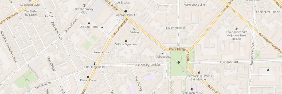 Plan du 226B Rue de Solférino à Lille