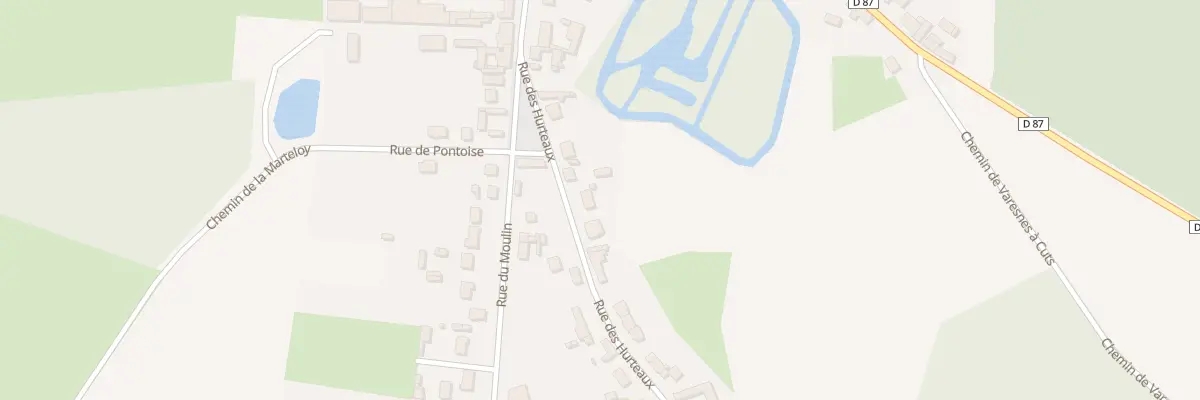 Plan du 109 Rue des Hurteaux à Varesnes