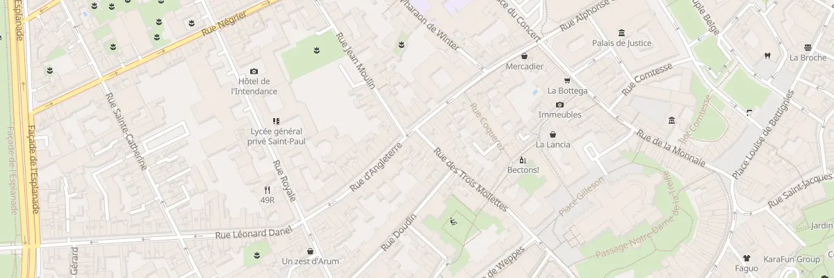 Plan du 49 Rue d’Angleterre à Lille