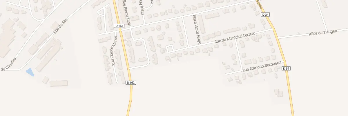 Plan du 27 Rue du Marechal Leclerc à Courtenay