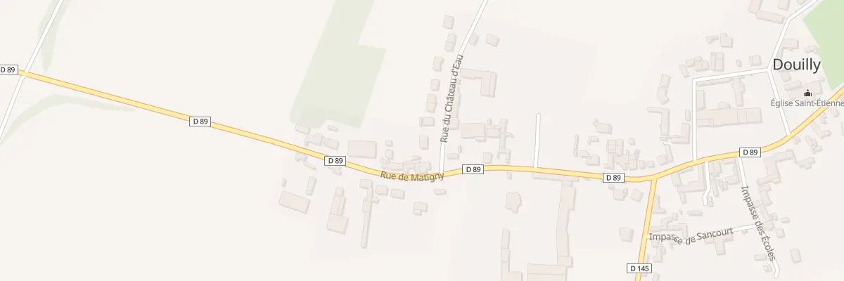 Plan du 1 Rue du Château d’Eau à Douilly
