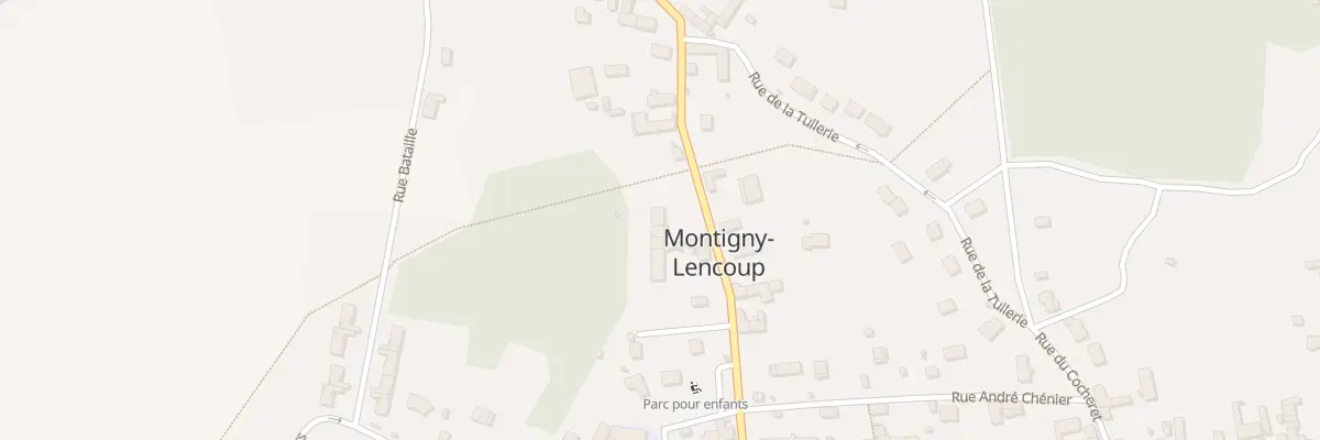 Plan du 23 Rue Montmart à Montigny-Lencoup