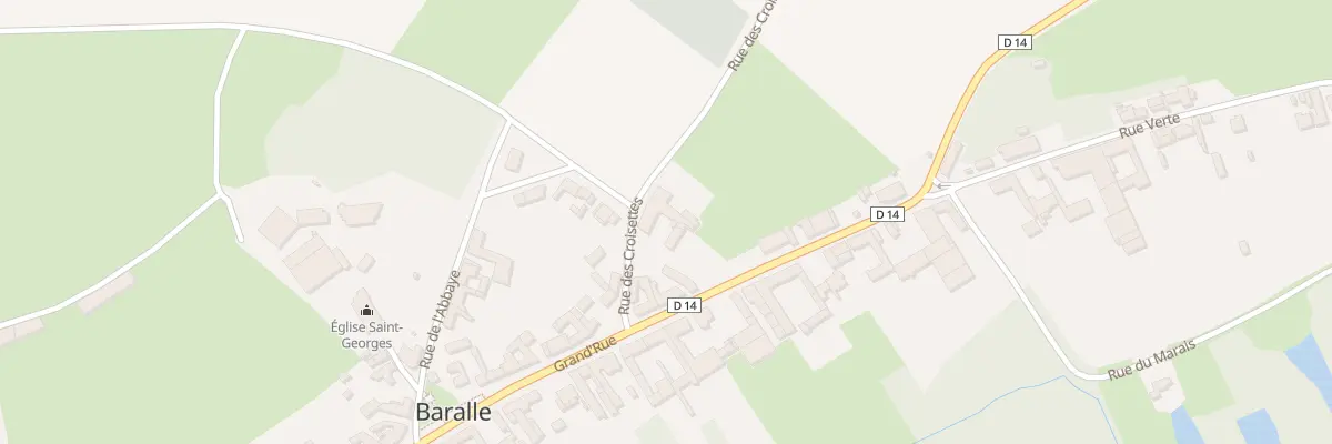 Plan du 1 Rue des Croisettes à Baralle