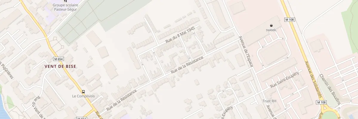 Plan du 57 Rue de la Résistance à Wambrechies