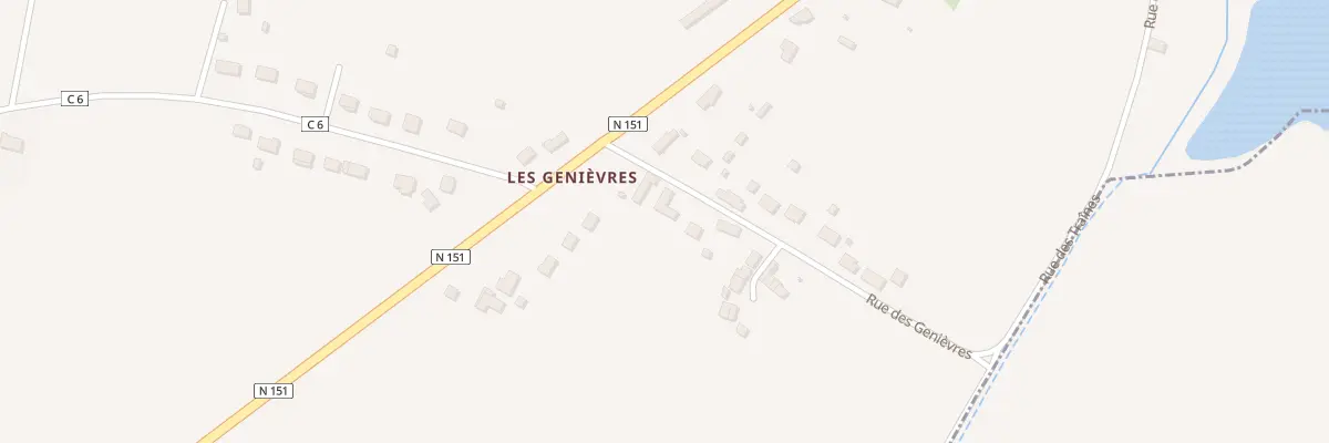 Plan du 5 Rue des Genièvres à Varennes-lès-Narcy
