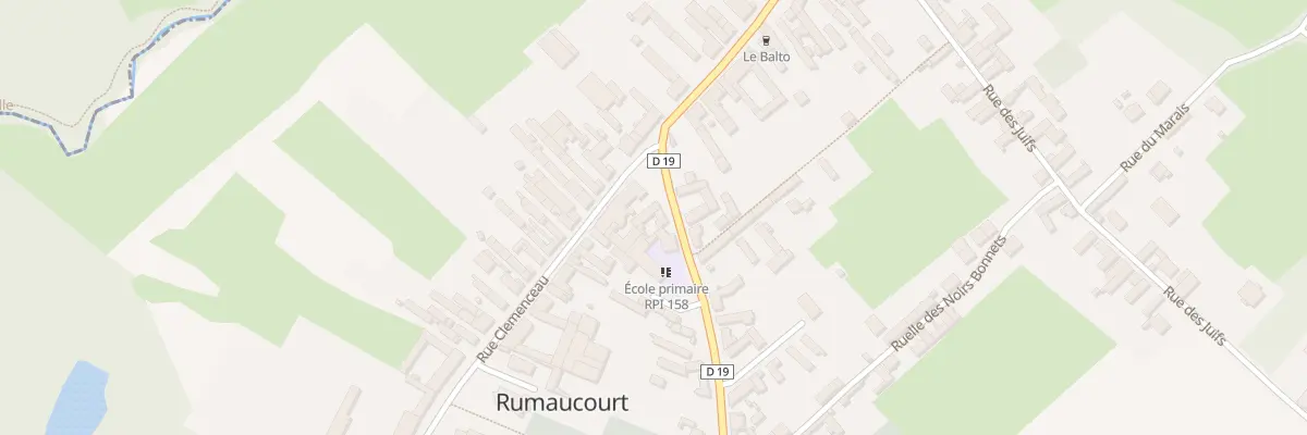 Plan du 30 Rue Joffre à Rumaucourt