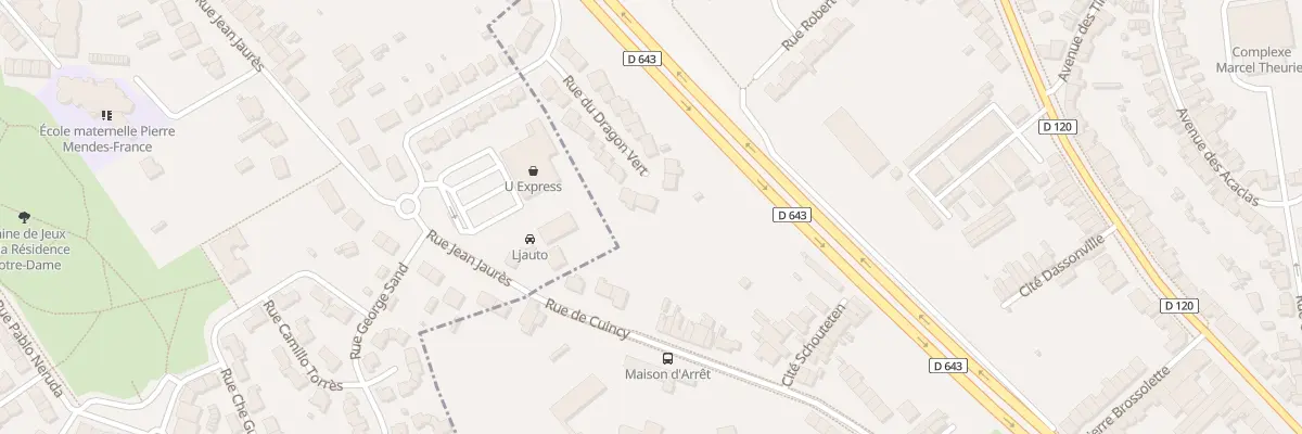 Plan du 136 Rue du Dragon Vert à Douai