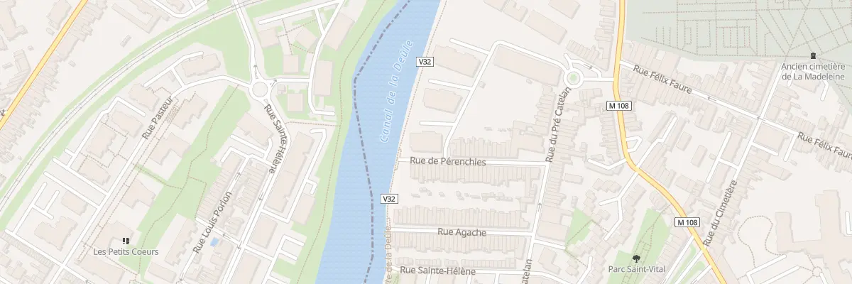 Plan du 8 Rue du 18 Juin 1940 à La Madeleine