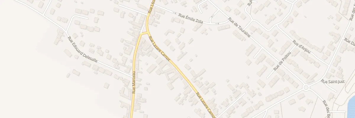 Plan du 13 Rue Lazare Carnot à Leforest