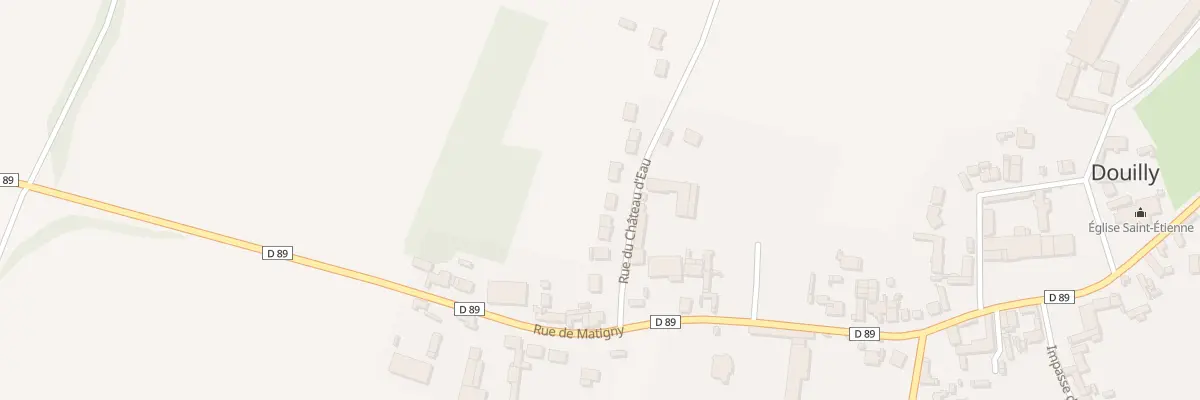 Plan du 9 Rue du Château d’Eau à Douilly