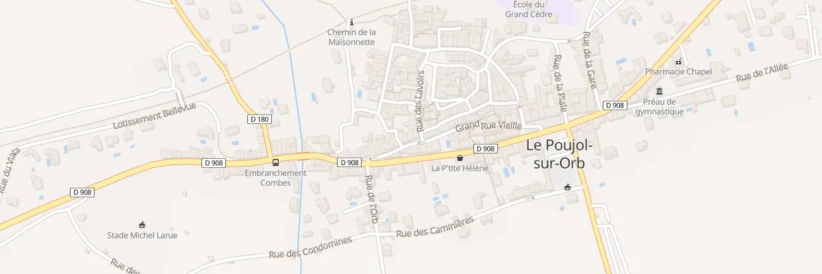 Plan du 15 Grand Rue Vieille au Poujol-sur-Orb