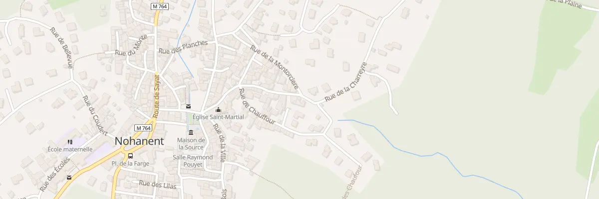 Plan du 28 Rue de la Charreyre à Nohanent