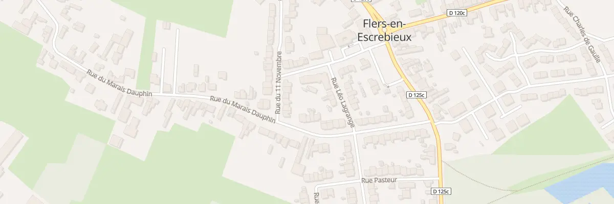 Plan du 49 Rue du Marais Dauphin à Flers-en-Escrebieux