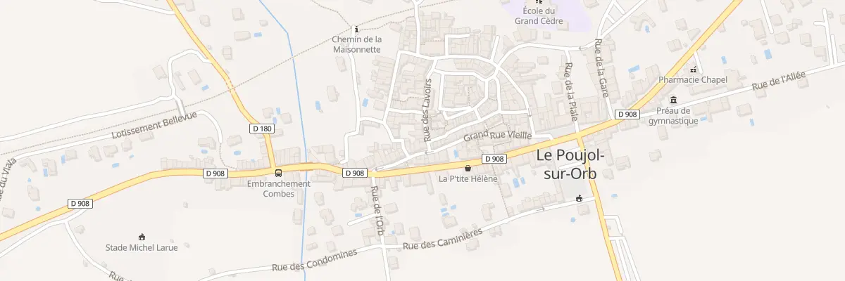 Plan du 2 Rue des Lavoirs au Poujol-sur-Orb