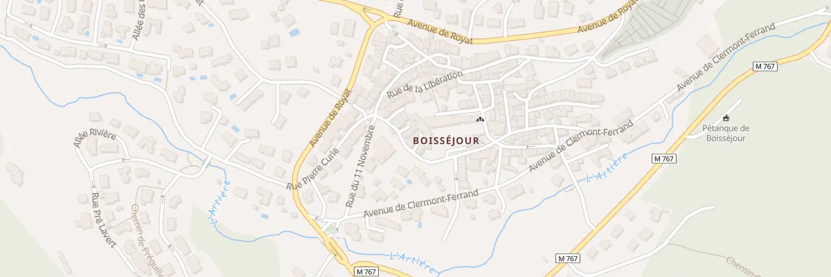 Plan du 12 Rue N Perret Boissejour à Ceyrat