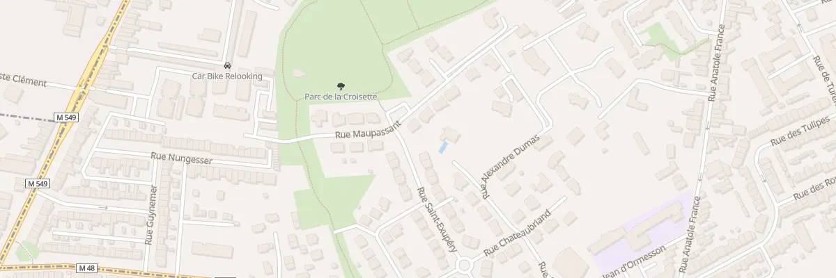 Plan du 8 Rue Maupassant à Faches-Thumesnil
