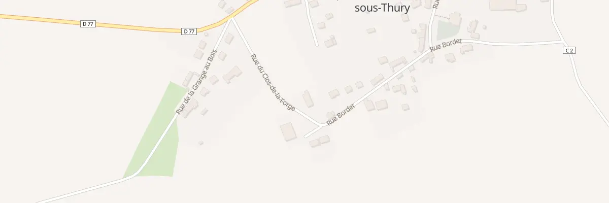 Plan du 21 Rue du Clos de la Forge à La Villeneuve-sous-Thury