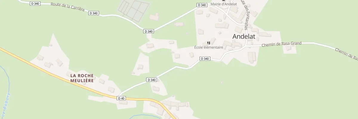 Plan du 5001 Andelat à Andelat