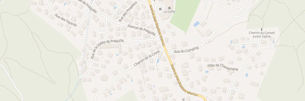 Plan du 2B Che de la Croze à Ceyrat