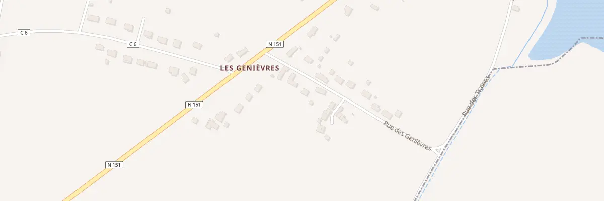 Plan du 3 Rue des Genièvres à Varennes-lès-Narcy