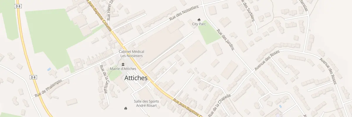 Plan du 48D Rue Jean-baptiste Collette à Attiches